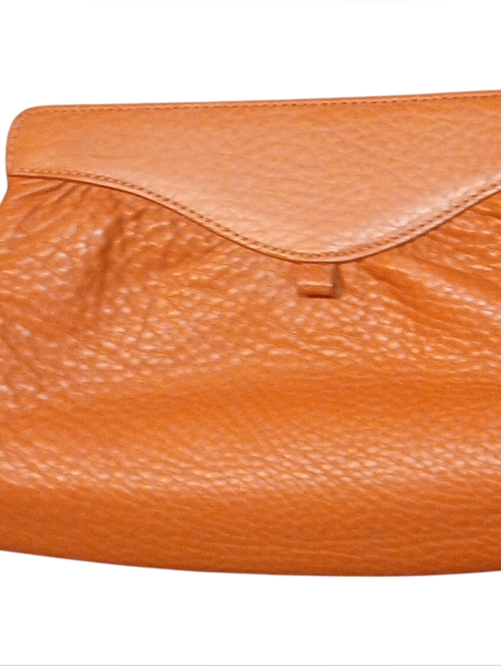Cole Hann - NWOT, Rust Colored Hand Bag, Double Magnetic Closure, Inside Pocket. - Picture 2 of 14